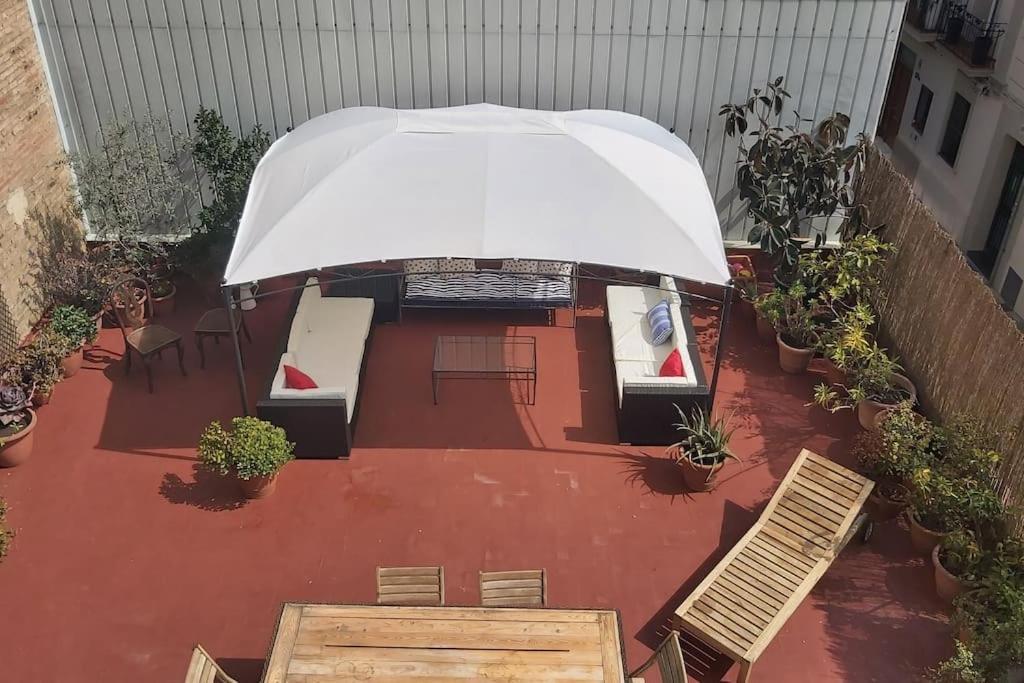 Small Room In Sants With Huge Terrace Barcelona Exteriör bild